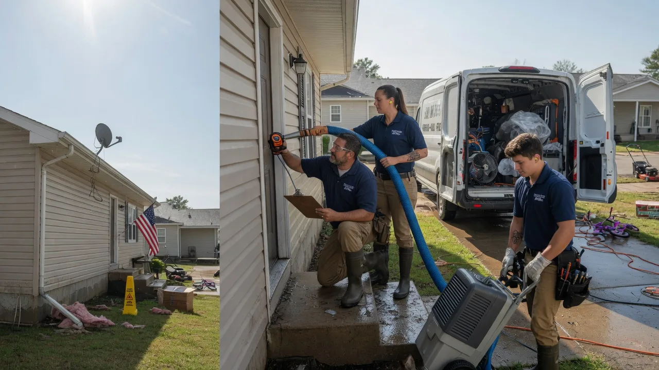 Ceiling Water Damage Restoration in Glenwood City, WI near me